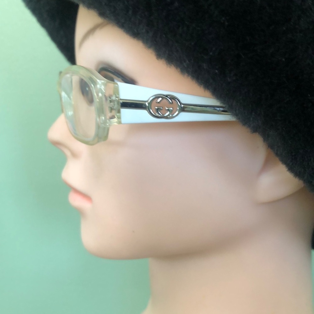 Gucci Authentic Women's White Glasses - Picture 5 of 10